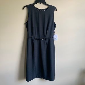 Calvin Klein - Grey work dress with belt